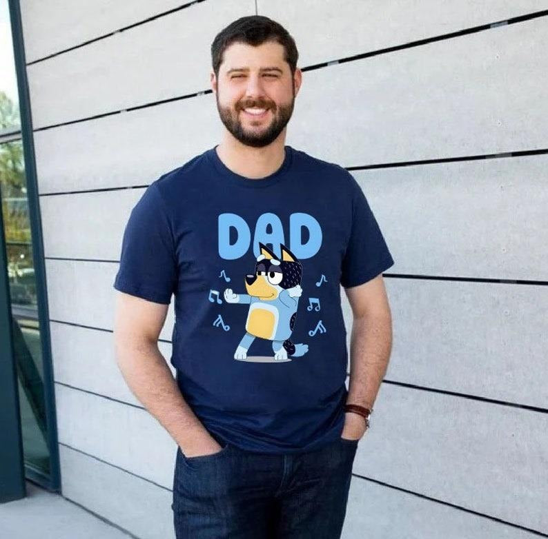 Bluey Dancing Dad Shirt, Bluey Dad Shirt, Bluey Family Shirt, Gift For Dad, Bluey Father's Day Hoodie, Sweatshirt