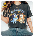 Bluey Oh Biscuits Shirt, Oh Biscuits, Mum Dad Bluey T-Shirt, Bingo shirt, Bluey friends shirt, Bluey Bingo Shirt, Blue...