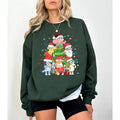 Blueys Christmas Family Sweatshirt, Blue Dog Family Tee, Xmas Cartoon Shirt, Merry Christmas Sweater, Family Christmas...