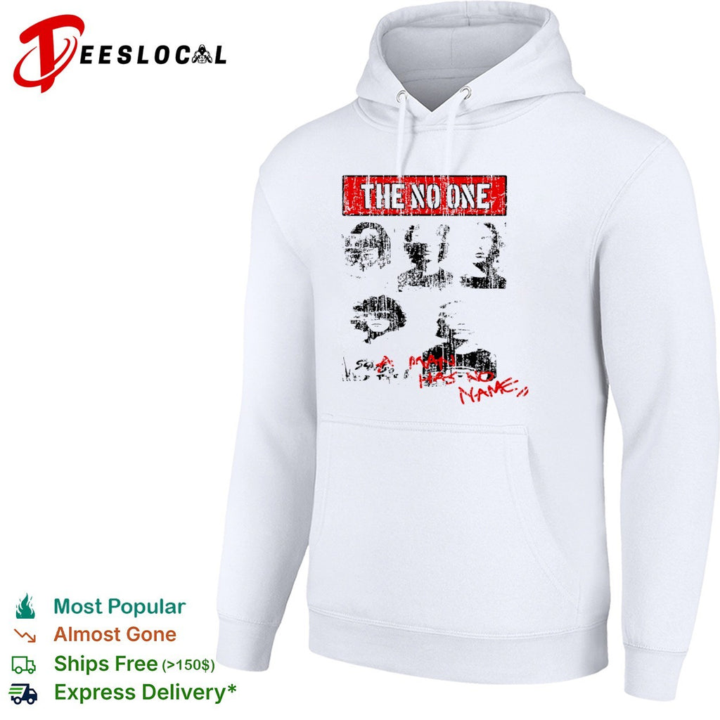 Blurred faces the no one a man has no name shirt
