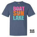 Boat Sun Lake Comfort Colors T-Shirt 'NLB' Hoodie, Sweatshirt | RetroVerseTees.com