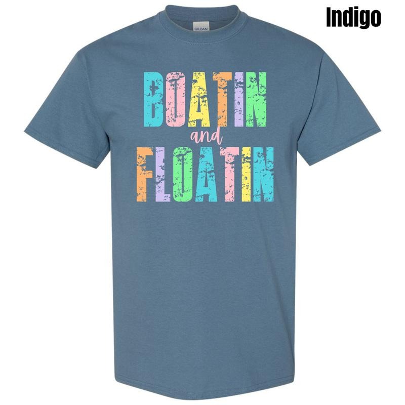 Boatin & Floatin Gildan Short Sleeve T-Shirt 'NLB' Hoodie, Sweatshirt | RetroVerseTees.com