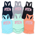 Boatin & Floatin Tank Top WOMENS FIT Racerback Cotton T-Shirts, Hoodie, Sweatshirt | RetroVerseTees.com