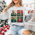 Boho Christmas Trump Sweatshirt, Happy Holidays Sweatshirt, Merry Vibes Sweatshirt, My President, 2024 Trump Sweatshirt,...