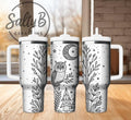 Boho Owl Wooded Print Engraved Tumbler T-Shirts, Hoodie, Sweatshirt | RetroVerseTees.com