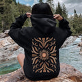 Boho Radiant Sun Hoodie T-Shirts, Sweatshirt | RetroVerseTees.com