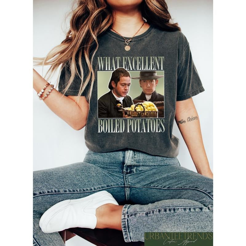 Boiled Potatoes Funny Meme T-Shirt, Pride and Prejudice Tee Best Price Hoodie, Sweatshirt | RetroVerseTees.com