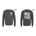 Bold Tanned And Tipsy Long Sleeve Comfort Colors T-Shirt Hoodie, Sweatshirt | RetroVerseTees.com
