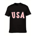 Bold USA Patriotic Design American Pride T-Shirt for Memorial Day Fourth FOG July