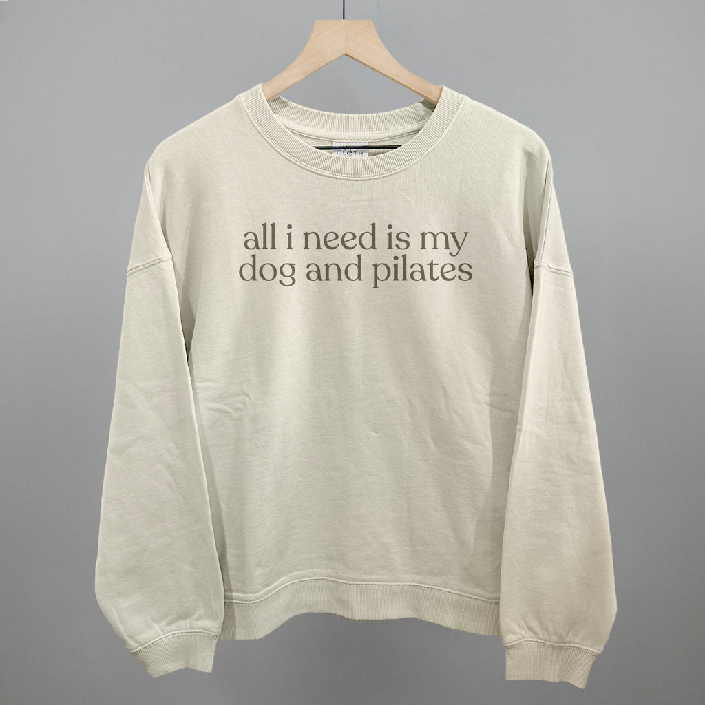 All I Need Is My Dog And Pilates T-Shirts, Hoodie, Sweatshirt | RetroVerseTees.com (Image 1)