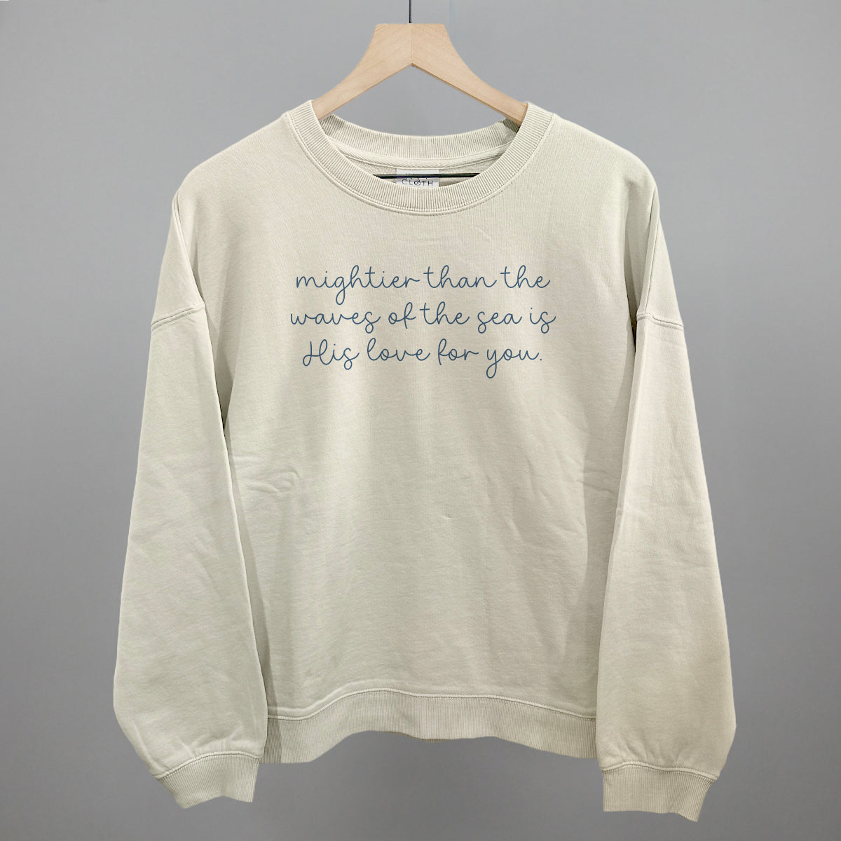 Mightier Than The Waves His Love For You T-Shirts, Hoodie, Sweatshirt | RetroVerseTees.com (Image 1)