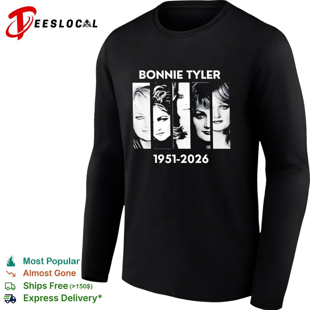 Bonnie Tyler 1951-2026 Memorial shirt