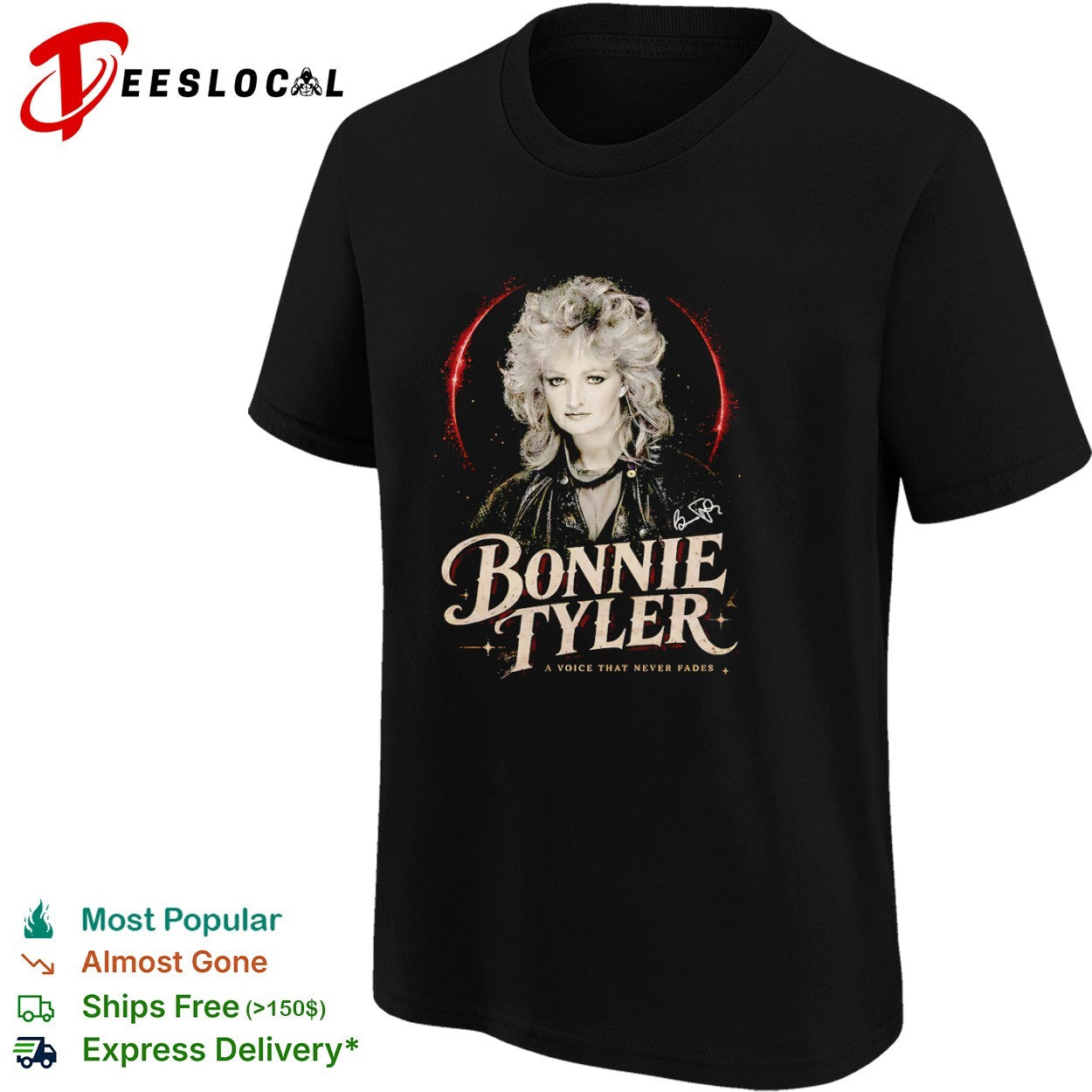 Bonnie Tyler A Voice That Never Fades Signature shirt
