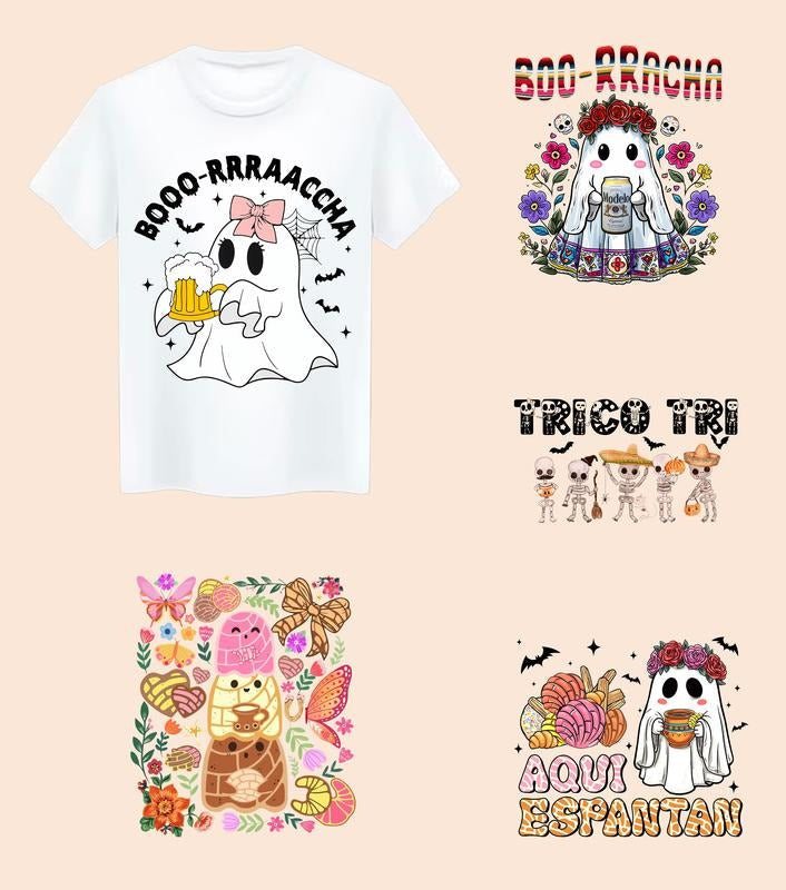 Boo--rracha Halloween Boo Shirt, Halloween Costume, Latino Halloween Shirt, Funny Mexican Spanish Halloween Shirt Hoodie,...