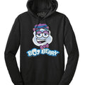 Boo Berry Cereal Logo Hooded Sweatshirt - Black T-Shirts, Hoodie | RetroVerseTees.com
