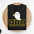 Boo Element of Surprise Shirt, Teacher Halloween Sweatshirt, Cute Spooky Halloween Shirt, Periodic Table Pun, Chemistry...