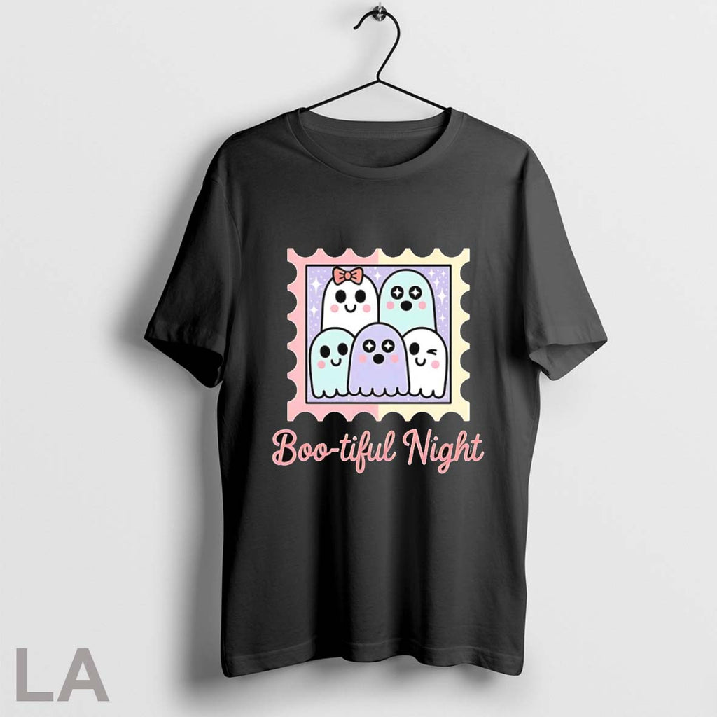 Boo Tiful Night Cute Ghost Stamp Halloween
