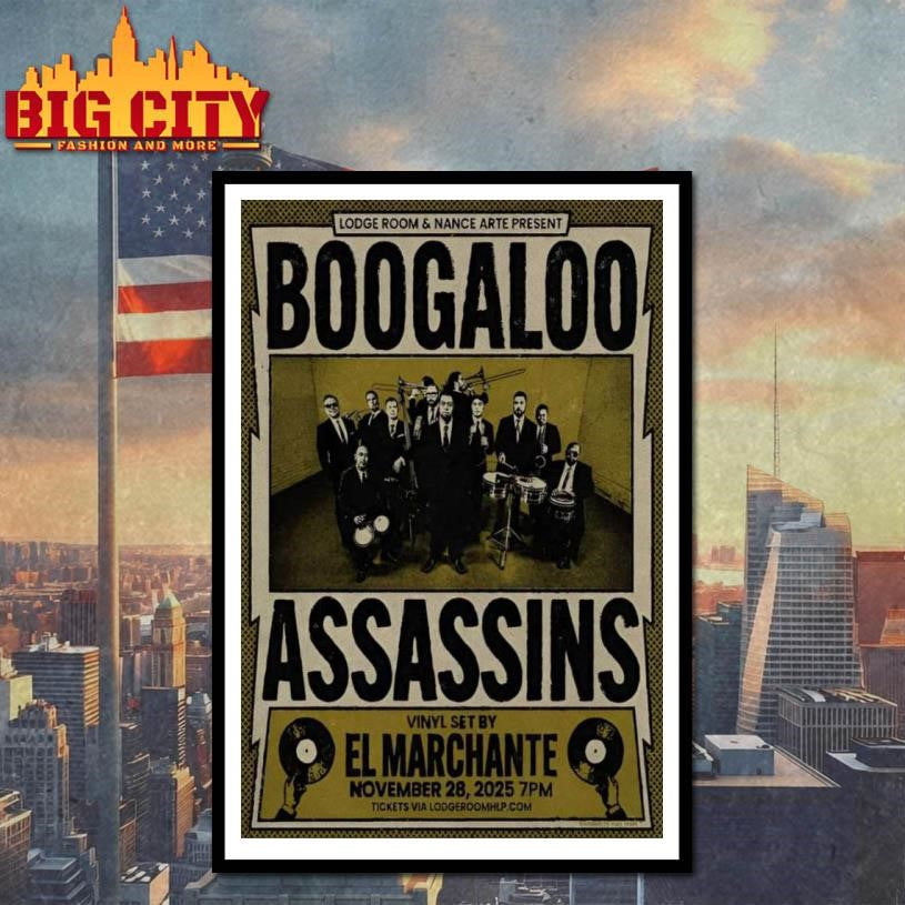 Boogaloo Assassins Los Angeles Nov 28 2025 Poster shirt