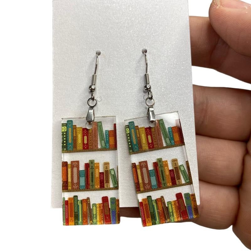 Book Case Earring T-Shirts, Hoodie, Sweatshirt | RetroVerseTees.com