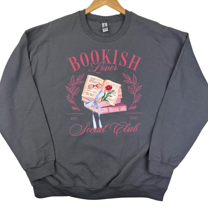Bookish Social Club Gildan Sweatshirt 'NLB' T-Shirts, Hoodie | RetroVerseTees.com
