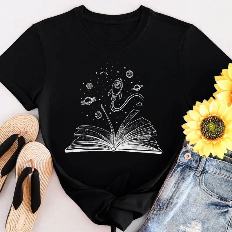 Books Gunpla brand Space T-Shirt Space Lover Gift For Bookworm Astronomy Tee Hoodie, Sweatshirt | RetroVerseTees.com
