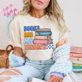 Books are my Therapy DTF Transfers - THIS IS NOT A SHIRT Hoodie, Sweatshirt | RetroVerseTees.com