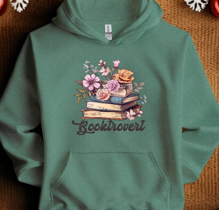 Booktrovert Booktok Sweatshirt Casual Hoodie T-Shirts | RetroVerseTees.com
