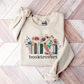 Booktrovert Shirt, Reader Sweater, Reader Gift, Bookish Tee, Book Lover Shirt, Floral Book Shirt Hoodie, Sweatshirt
