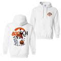 Boosch Light Cute Boo Ghost Halloween Double Sided Hoodie And Crewneck , Busch LIght Halloween Sweatshirt, Halloween Cute...