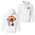 Boosh Light Cute Boo Ghost Halloween 2 Sided Hoodie, Busch Light Halloween Hoodie For Men And Women, Halloween Cute Ghost...