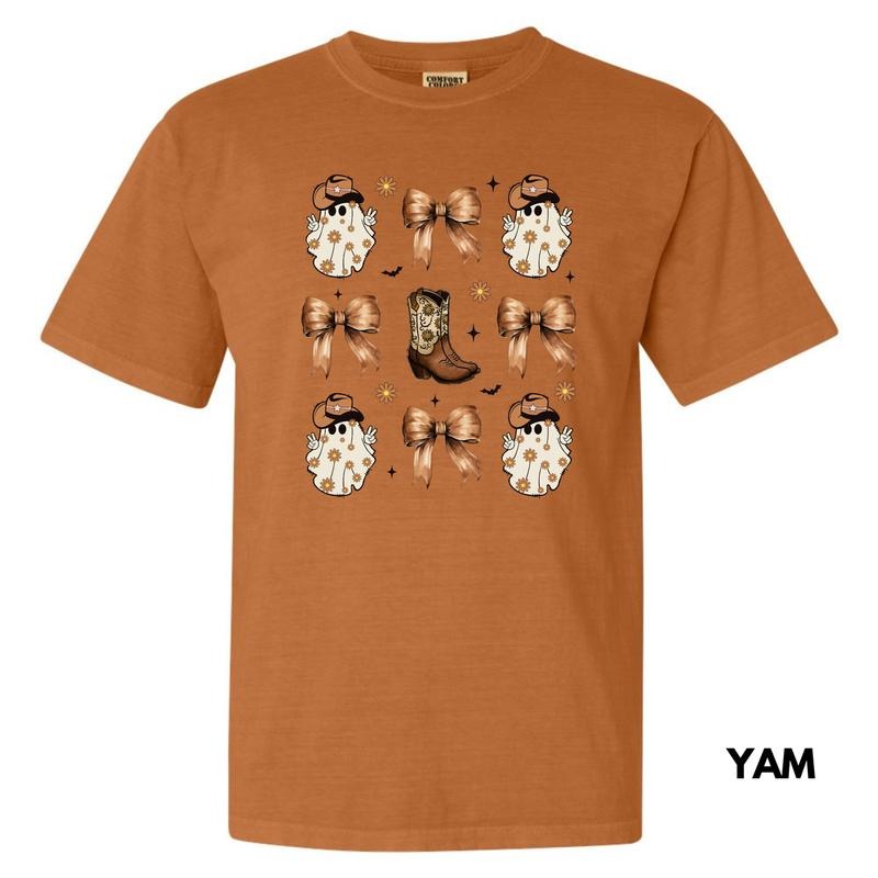 Boot Scootin Spooky Coquette Comfort Colors T-Shirt 'NLB' Hoodie, Sweatshirt | RetroVerseTees.com