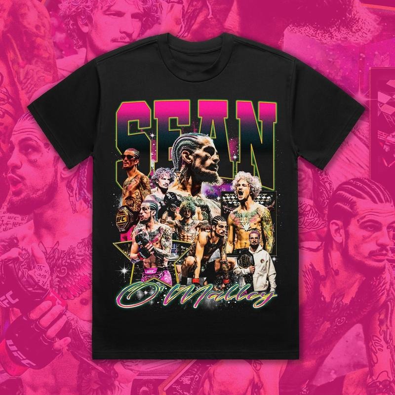 Bootleg Vintage 90s Style Sean O'Malley T-Shirt UFC Suga Classic Cotton Hoodie, Sweatshirt | RetroVerseTees.com