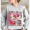 Born To Read ACOTAR Forced To Work sweatshirt, A Court of Thorns and Roses Series, SJM Book sweatshirt, Bookish Gift for...