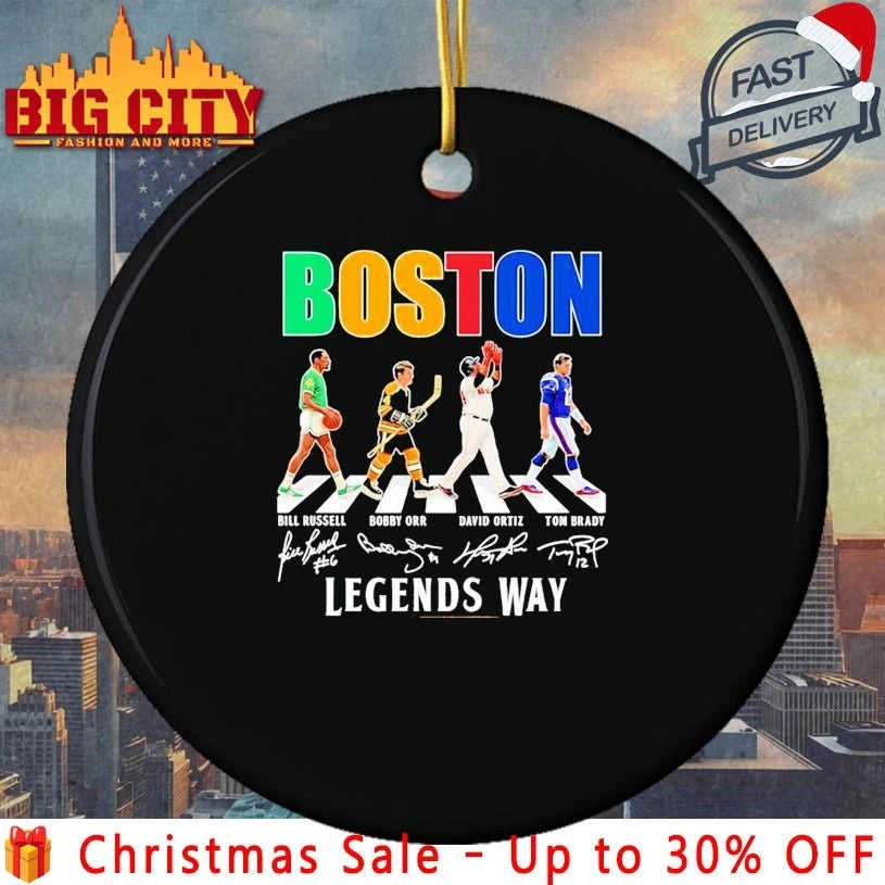 Boston Legends Way abbey road signatures Shirt