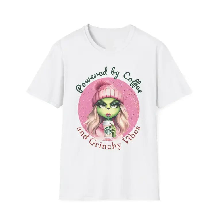 Boujeee Grinchhh Coffee T-Shirt, Funny Christmas Tee, Holiday Gift for Coffee Lovers Hoodie, Sweatshirt | RetroVerseTees.com