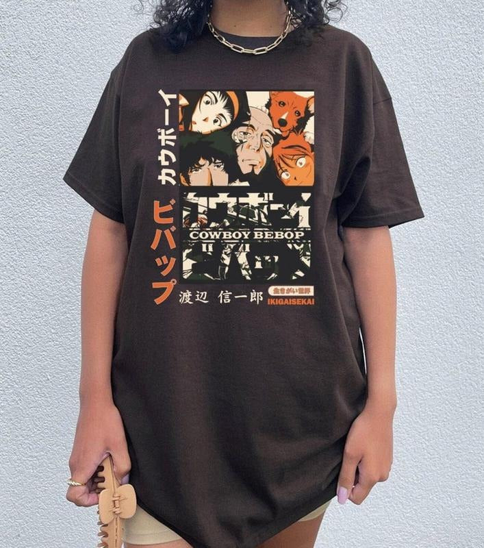 Bounty hunter Vintage Cowboy Bebop IKIGAISEKAI T-shirt Hoodie, Sweatshirt | RetroVerseTees.com