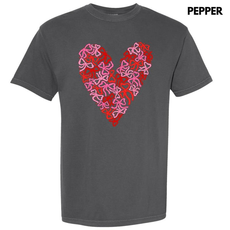 Bow Filled Heart Comfort Colors T-Shirt 'NLB' Hoodie, Sweatshirt | RetroVerseTees.com