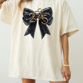 Bow New Years Eve  Shirt, Nye , Oversized, Coquette New Years, Coquette , 2025 Happy New Year Hoodie, Sweatshirt