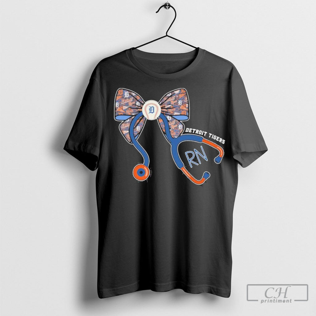 Bow Tie Nurse Detroit Tigers
