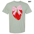 Bow Topped Strawberry Comfort Colors T-Shirt 'NLB' Hoodie, Sweatshirt | RetroVerseTees.com