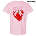Bow Topped Strawberry Gildan Short Sleeve T-Shirt 'NLB' Hoodie, Sweatshirt | RetroVerseTees.com