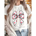 Bow Women'WB shield Printed T-shirt, Short Sleeves, Four Seasons Can Be Worn for Outdoor, Home, Sports Top Gift. Hoodie,...