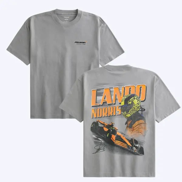 Boxy Heavyweight McLarenn Lando Norris Graphic Shirt Hoodie, Sweatshirt | RetroVerseTees.com