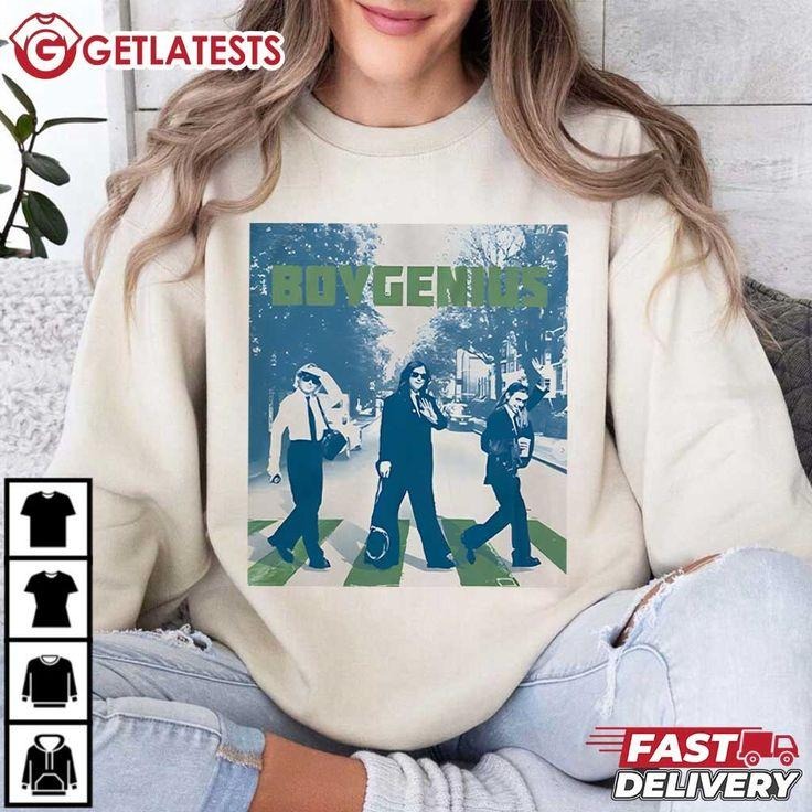 Boygenius Reunion Sweatshirt, Indie Rock Lyric Inspired Edition T-Shirts, Hoodie | RetroVerseTees.com