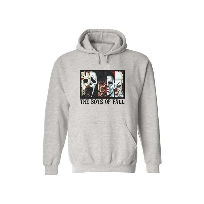 Boys Of Fall Halloween Horror Movie Hoodie Sweatshirt | Classic Scary Shirt Cotton Menswear | RetroVerseTees.com