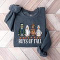 Boys of Fall Sweatshirt, Fall Vibes Pullover Shirt, Spooky gift T Shirt Hoodie | RetroVerseTees.com