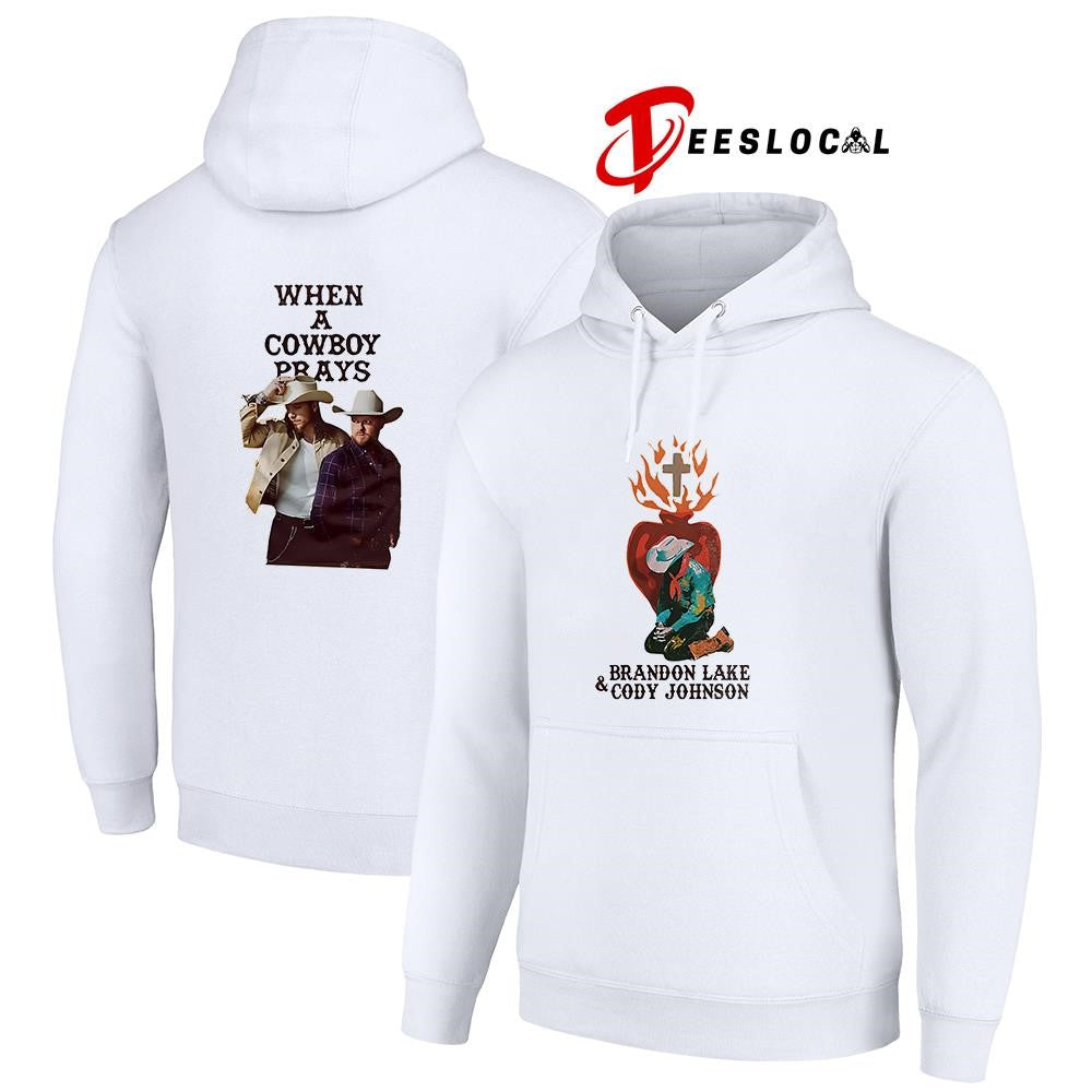 Brandon Lake Cody Johnson when a cowboy prays 2026 shirt