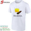 Breakfast juice and blunt shirt