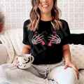 Breast Cancer Awareness Pink Ribbon Tshirt Gift for Survivors, Warriors, Pinkout October Halloween Tee, Stronger Than...