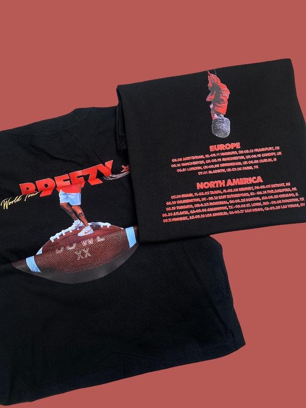 Breeeezy Bowl XX Tour 2025 Rapper Rap Pop Hip Hop Retro T-shirt Graphic Tee Top Streetwear For Fan Hoodie, Sweatshirt